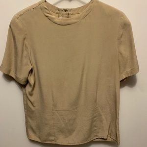 **Preston and York beige silk shell size medium